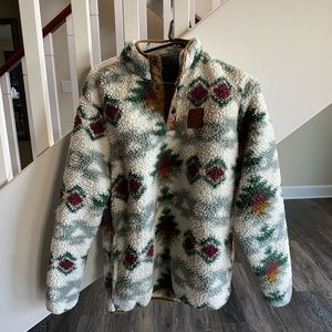 Home Free Sherpa Festive Quarter-zip
